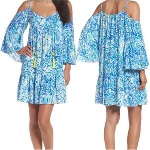 Lilly Pulitzer Alanna Swing Dress in Blue Crush - size (XXS)